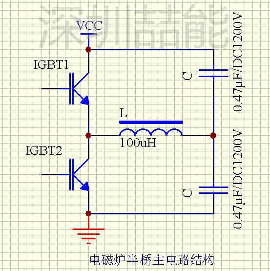 電磁加熱器電路結構