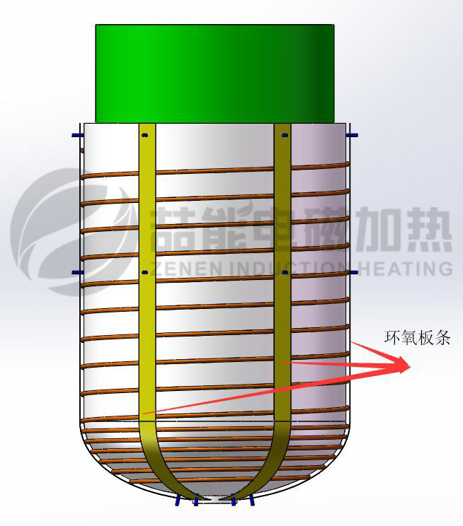 管道反應釜電磁加熱器